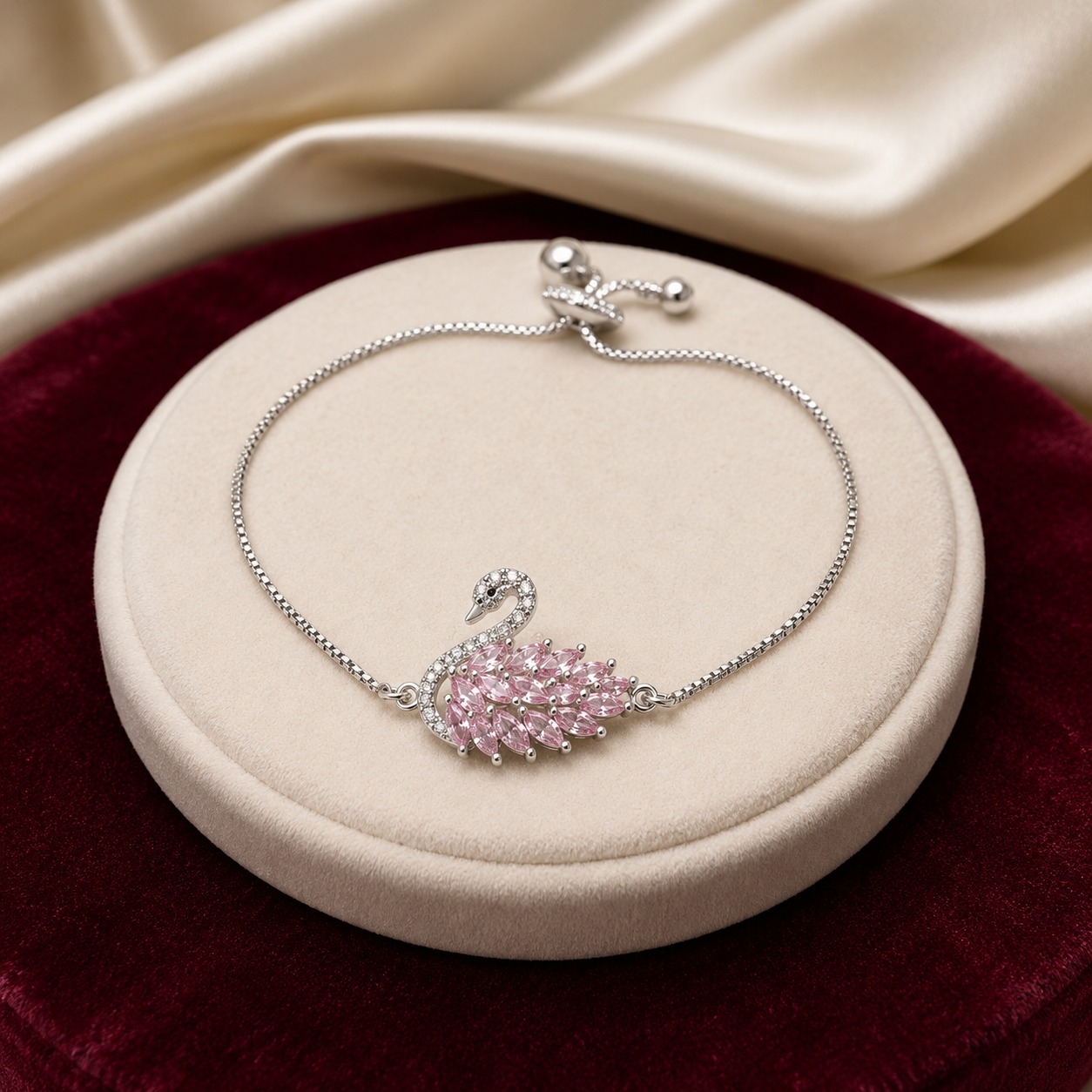 Blush Swan Bracelet