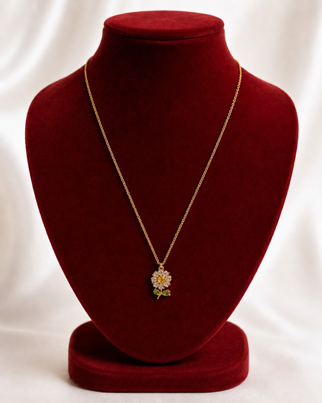 Golden Flower Necklace