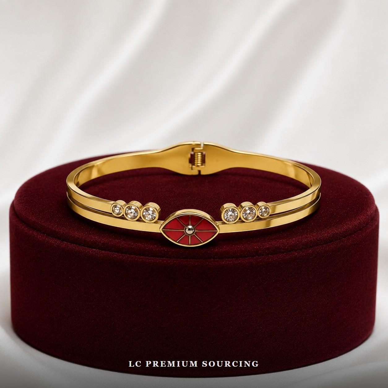 Pearl Ruby Bangle