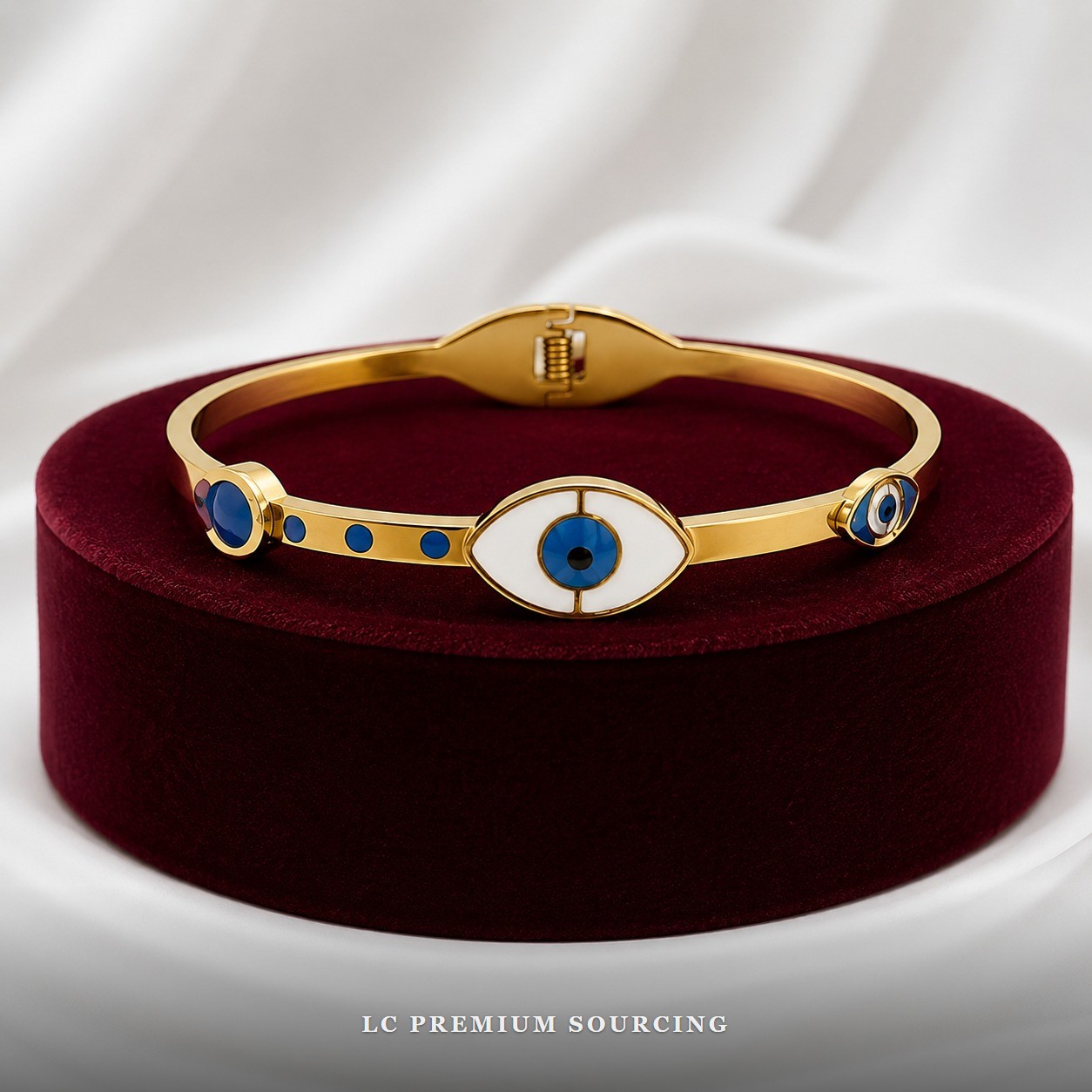 Sapphire Duo Eye Bangle