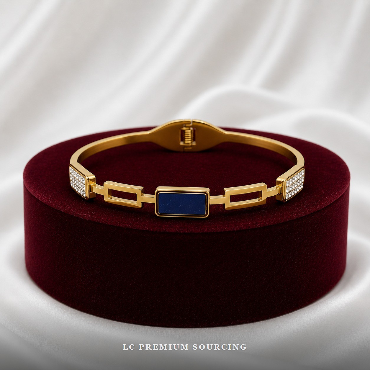 Sapphire Rectangle Bangle